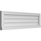 Ekena Millwork Vertical Surface Mount PVC Gable Vent w/ 2"W x 2"H , Brickmould Sill Frame, 42"W x 12"H GVPVE42X1203SN - alternate 3